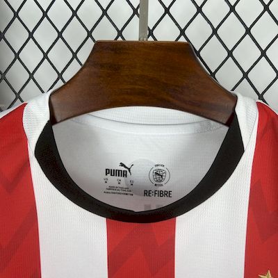 Camisa PSV Eindhoven I 25/26 Branca e Vermelha Masculina Puma