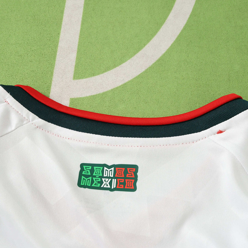 Camisa Seleção México II Copa do Mundo 2026 Manga Longa Branca Adidas