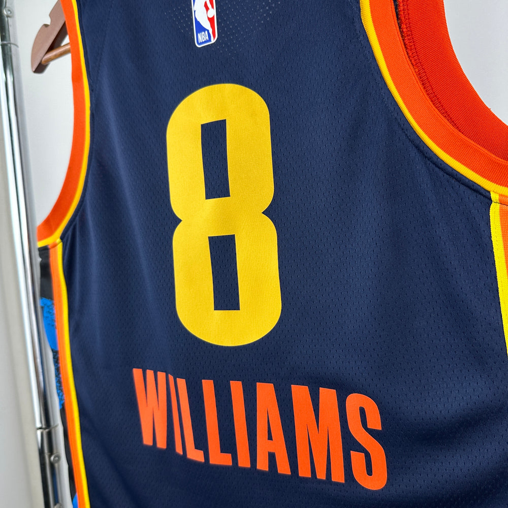 Regata Oklahoma City Thunder Swingman City Edition 24/25 Azul Nike