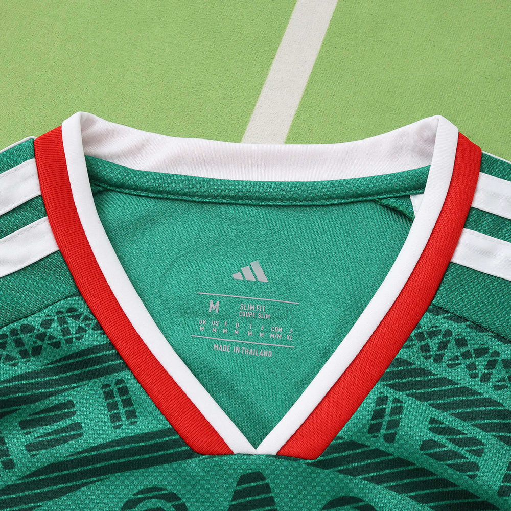 Camisa Seleção México I Copa do Mundo 2026 Verde Feminina Adidas
