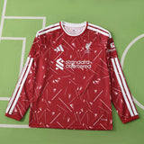 Camisa Liverpool I 26/27 Manga Longa Vermelha