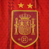 Camisa Seleção Espanha I Campeã Copa do Mundo 2026 com Patch Vermelha - Jogador
