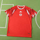 Camisa Seleção Tunísia I Copa do Mundo 2026 Vermelha Masculina