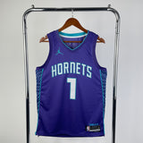 Regata Charlotte Hornets Swingman Statement Edition 24/25 Roxa