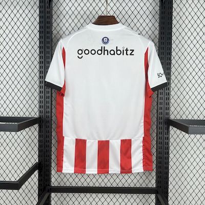 Camisa PSV Eindhoven I 25/26 Branca e Vermelha Masculina Puma