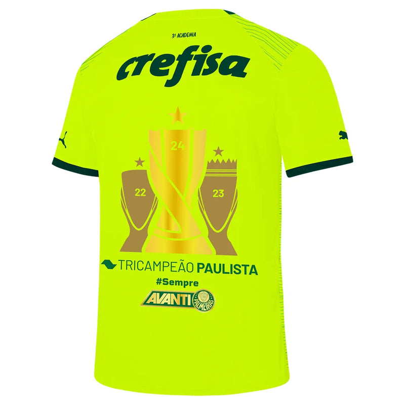 Camisa Palmeiras Tricampeão Paulista Verde Masculina