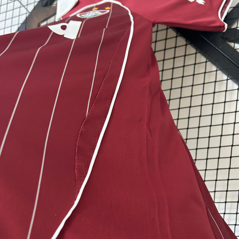 Camisa Fluminense III 2007/2008 Vermelha Retrô Adidas