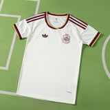 Camisa Seleção Espanha II Copa do Mundo 2026 Off-White Feminina