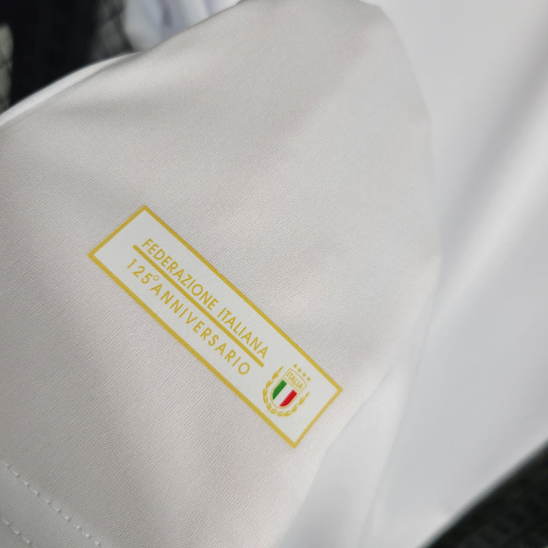 Camisa Seleção Itália Edição Especial 125 Anos Branca Masculina