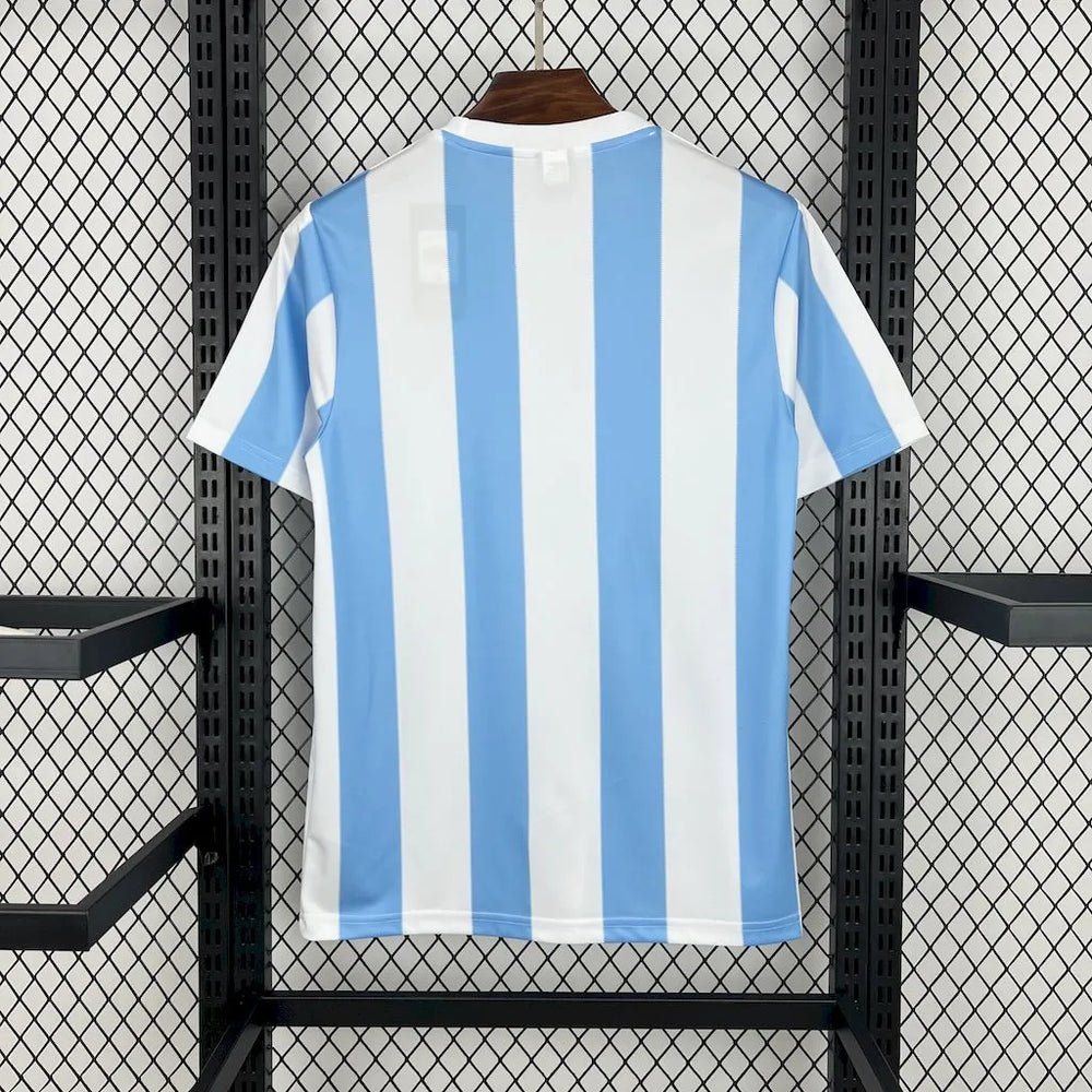 Camisa Seleção Argentina I 1986 Azul e Branca Retrô Masculina Le Coq Sportif