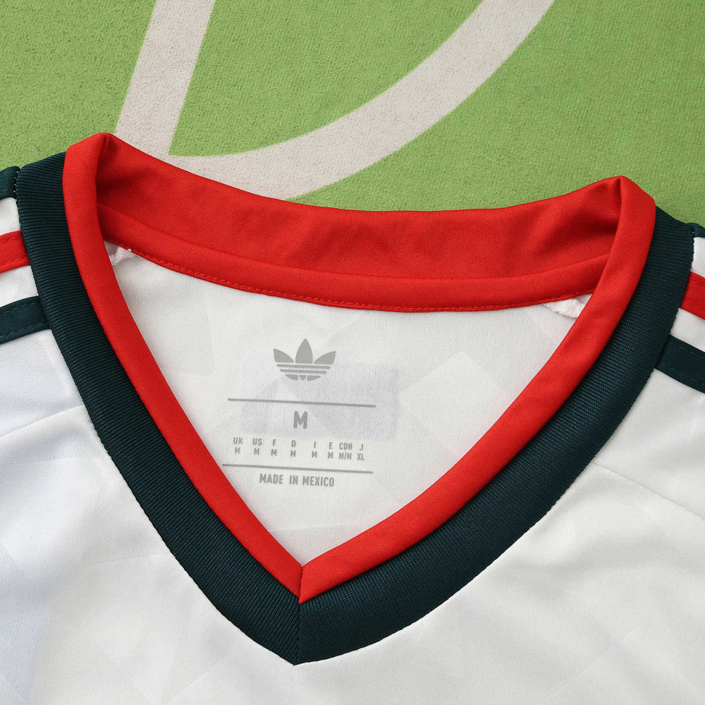 Camisa Seleção México II Copa do Mundo 2026 Branca Feminina Adidas