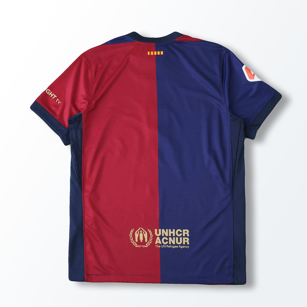 Camisa Barcelona x Travis Scott Home Vermelha/Azul Masculina Nike