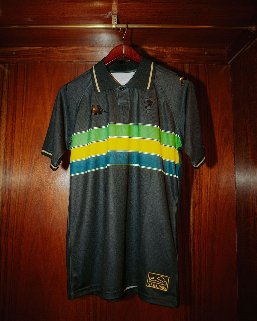 Camisa Estoril Praia Comemorativa Ayrton Senna Preta Kappa
