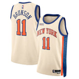 Regata New York Knicks Swingman City Edition 25/26 Creme Nike