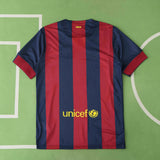 Camisa Barcelona I 2014/2015 Retrô Vermelha/Azul