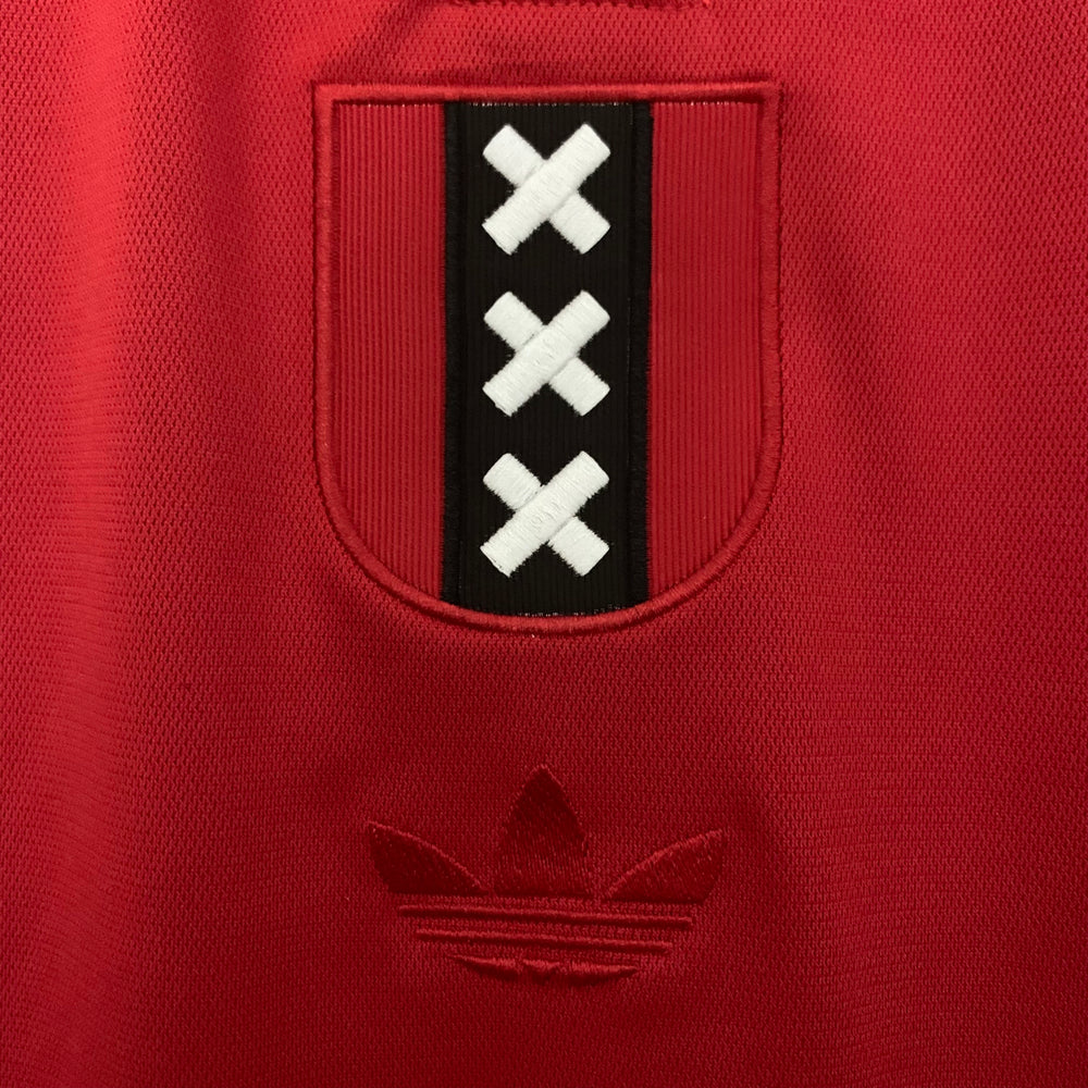Camisa Ajax Comemorativa 125 Anos Vermelha e Branca Adidas