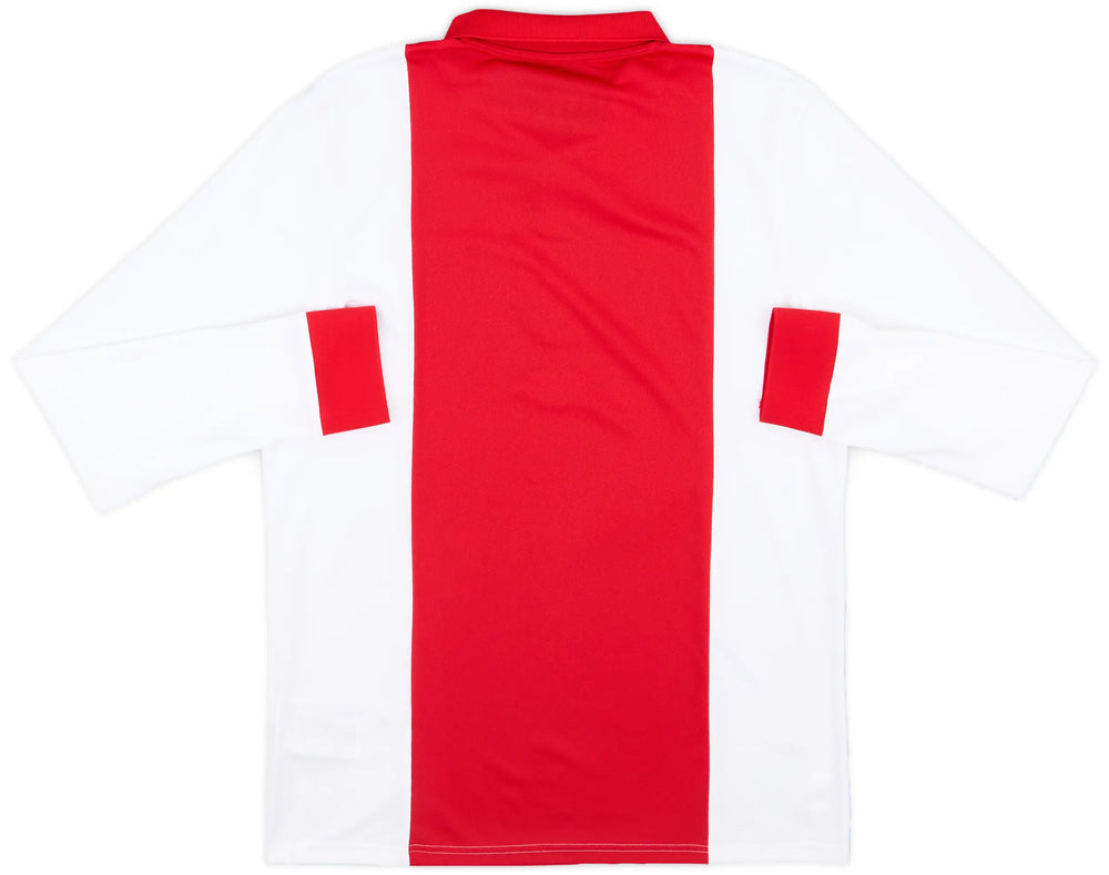 Camisa Ajax Comemorativa 125 Anos Vermelha e Branca Manga Longa Adidas