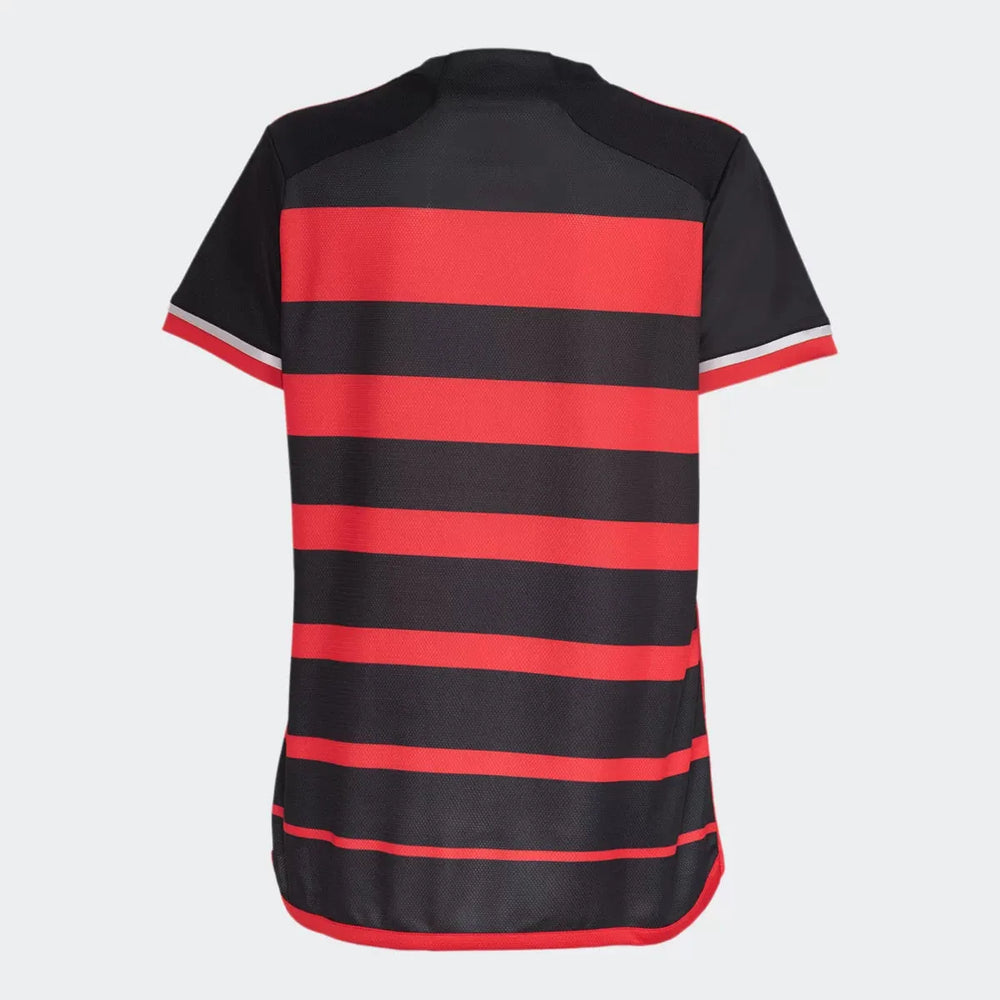 Camisa Flamengo I 24/25 Vermelha/Preta Feminina Adidas
