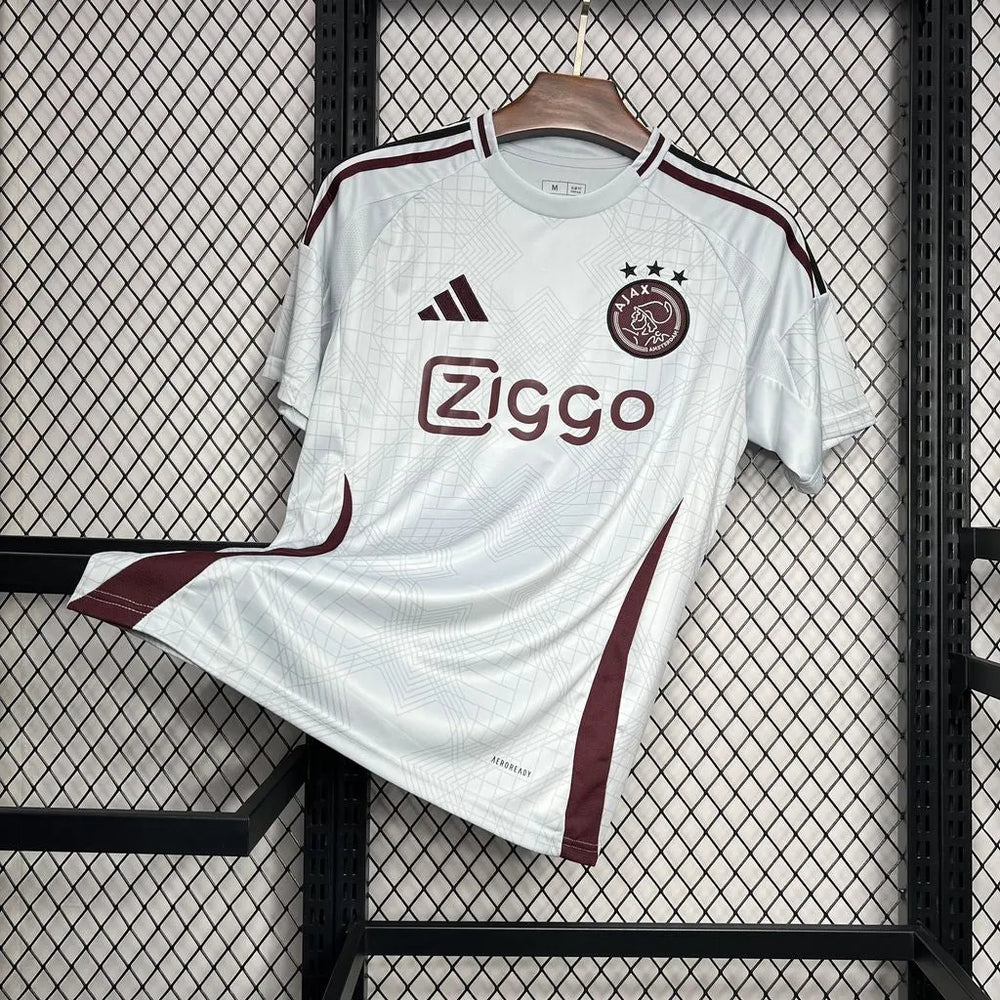 Camisa Ajax III 24/25 Branca Masculina Adidas