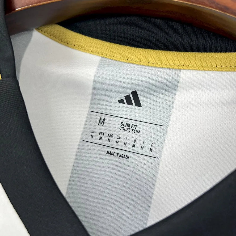 Camisa Atlético Mineiro I 25/26 Preta e Branca Masculina Adidas