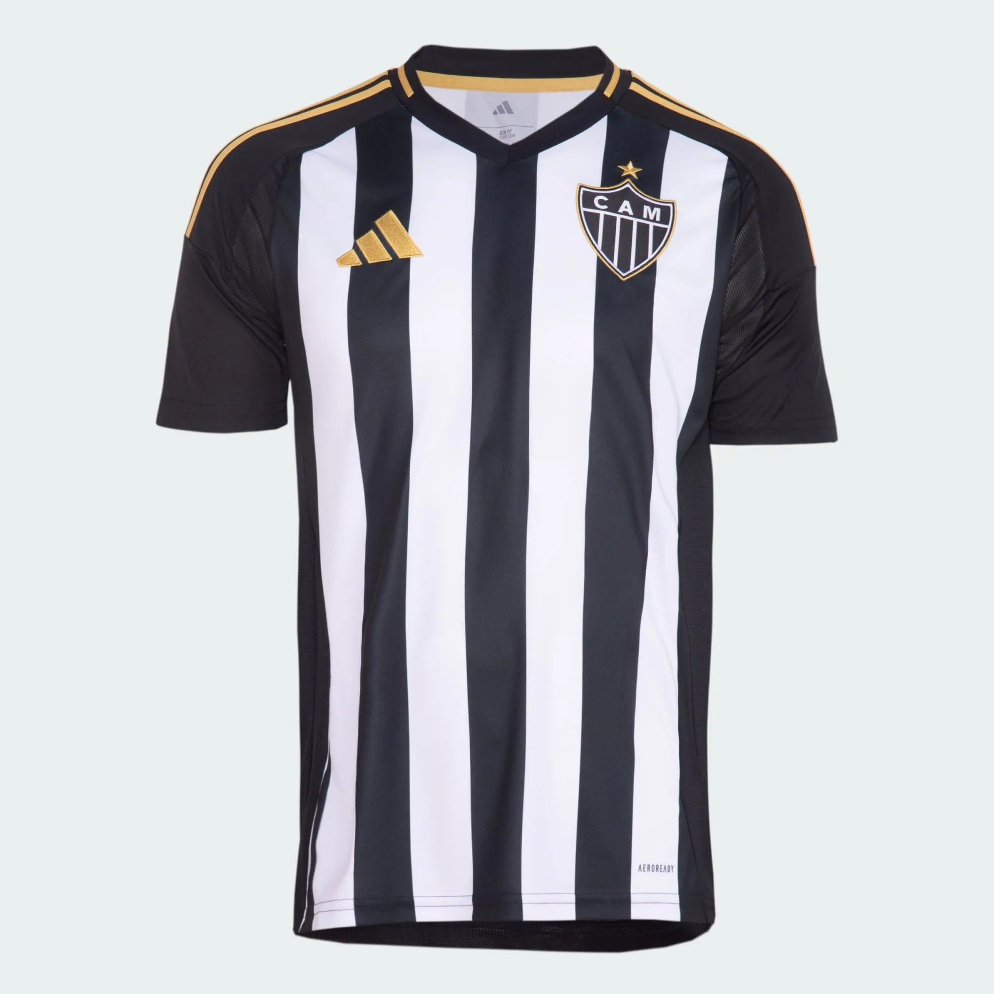 Camisa Atlético Mineiro I 25/26 Preta e Branca Masculina