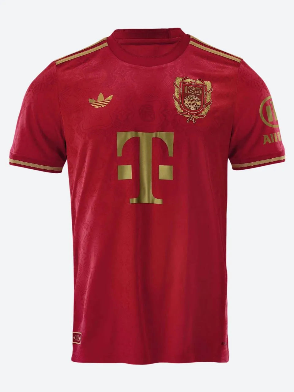 Camisa Bayern de Munique 125 Anos Grená Masculina
