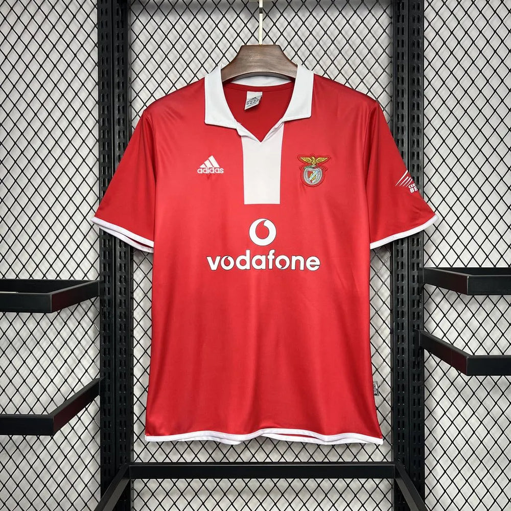 Camisa Benfica I 2004/2005 Retrô Vermelha Masculina Adidas