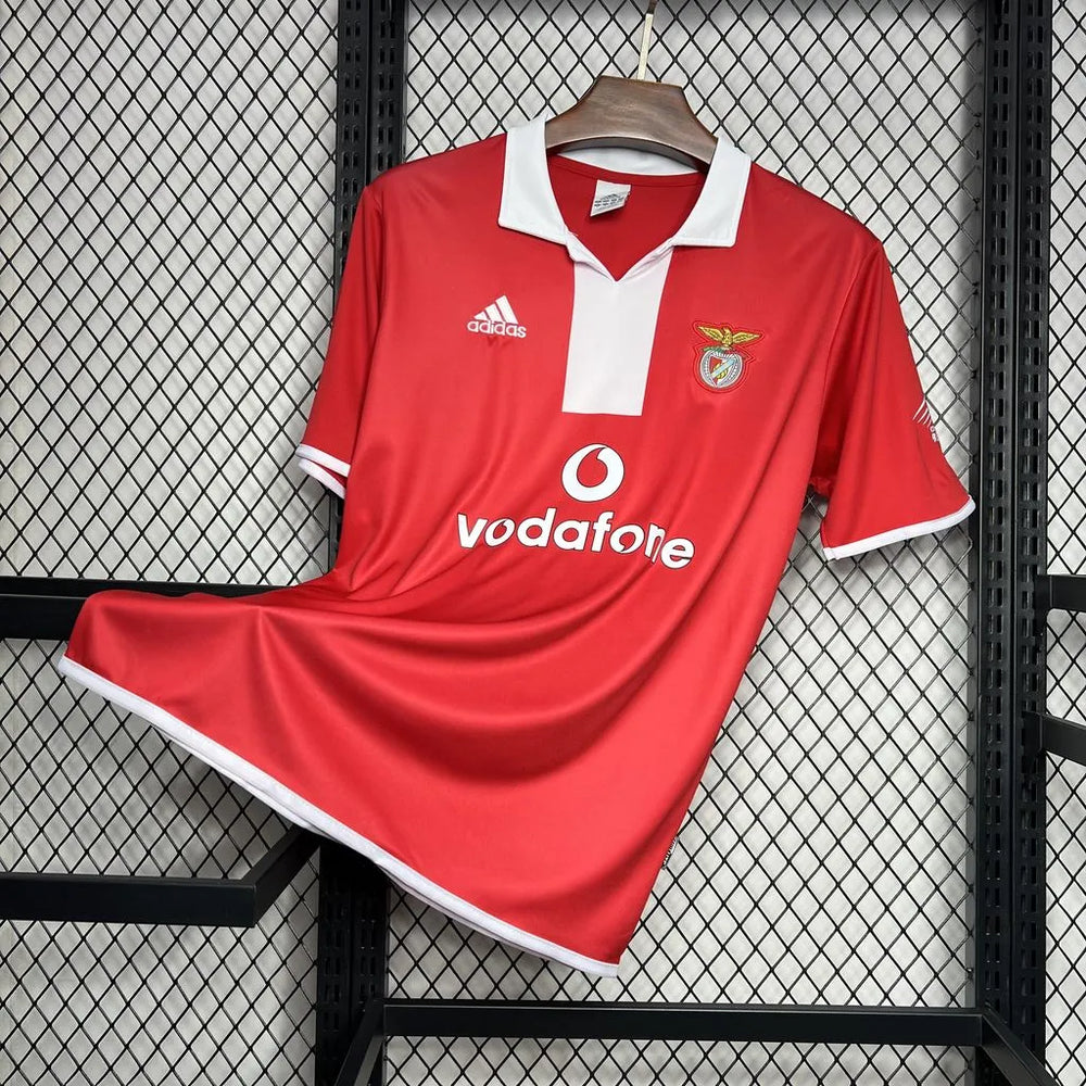 Camisa Benfica I 2004/2005 Retrô Vermelha Masculina Adidas