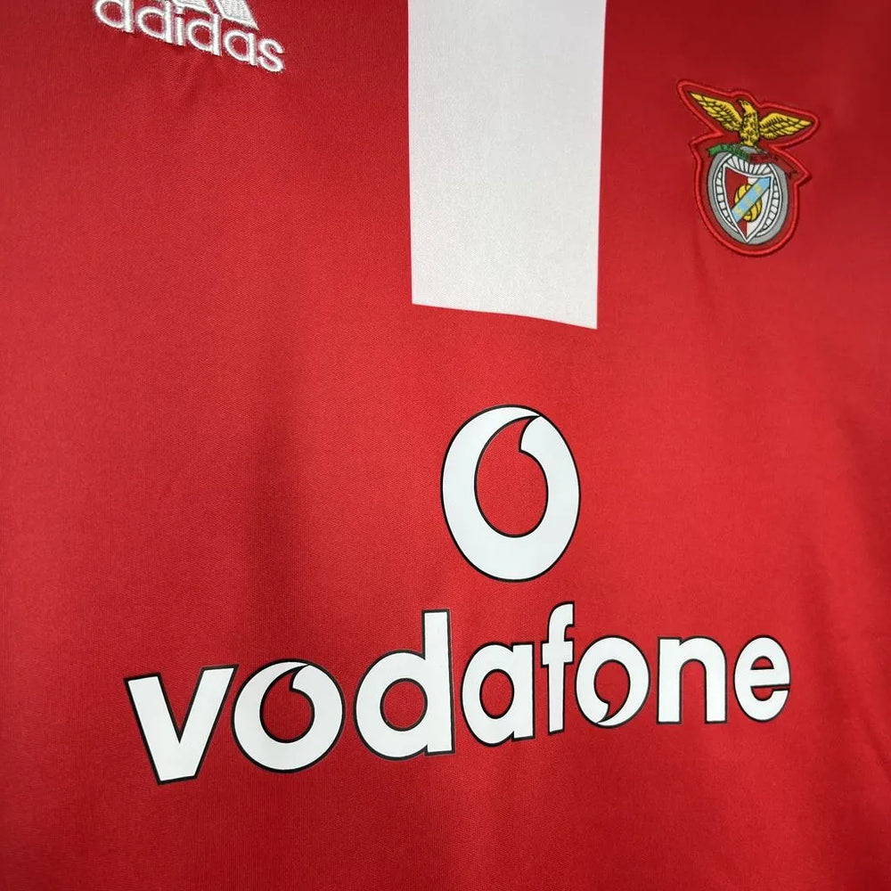 Camisa Benfica I 2004/2005 Retrô Vermelha Masculina Adidas