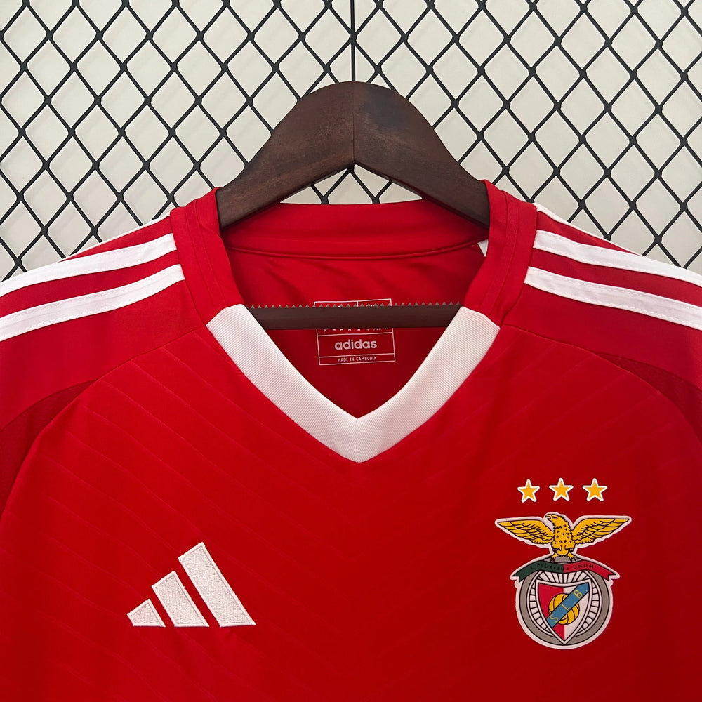 Camisa Benfica I 24/25 Vermelha Masculina Adidas