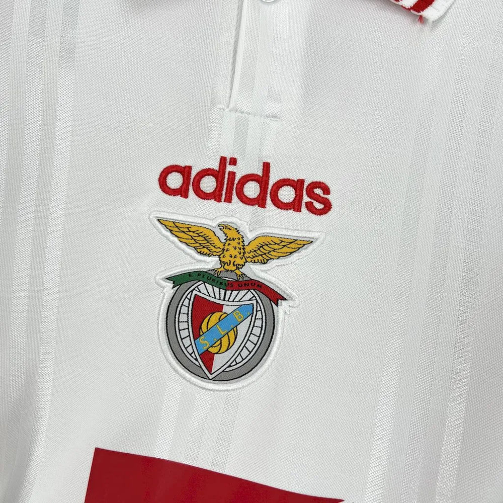 Camisa Benfica II 1997/1999 Retrô Branca Masculina Adidas