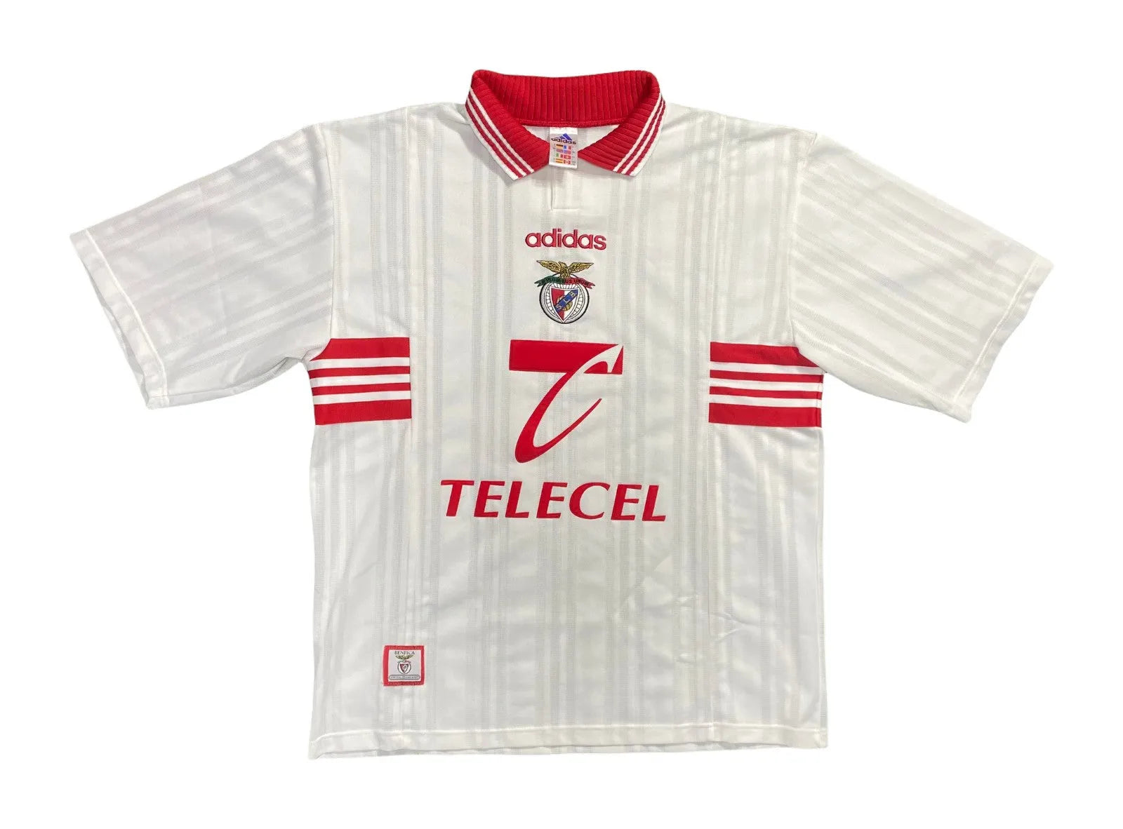 Camisa Benfica II 1997/1999 Retrô Branca Masculina