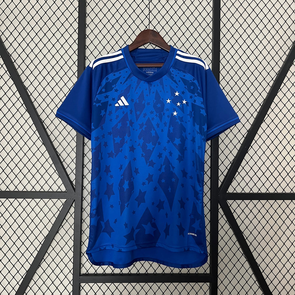 Camisa Cruzeiro I 24/25 Azul Masculina Adidas