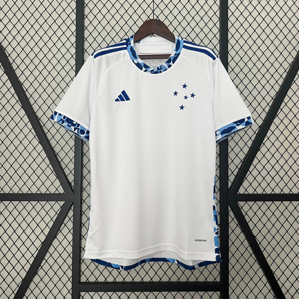 Camisa Cruzeiro Away 24/25 Branca Masculina Adidas