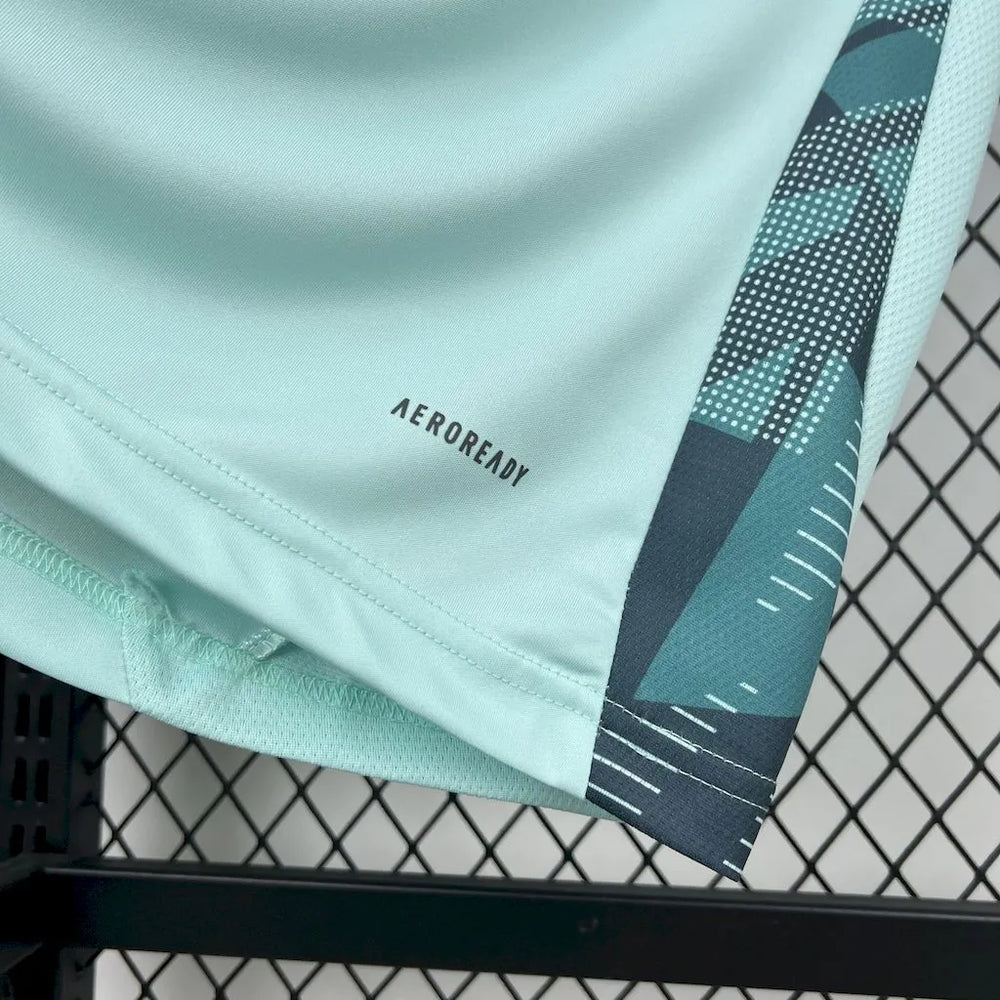 Camisa Cruzeiro Treino I 25/26 Azul Turquesa Masculina Adidas