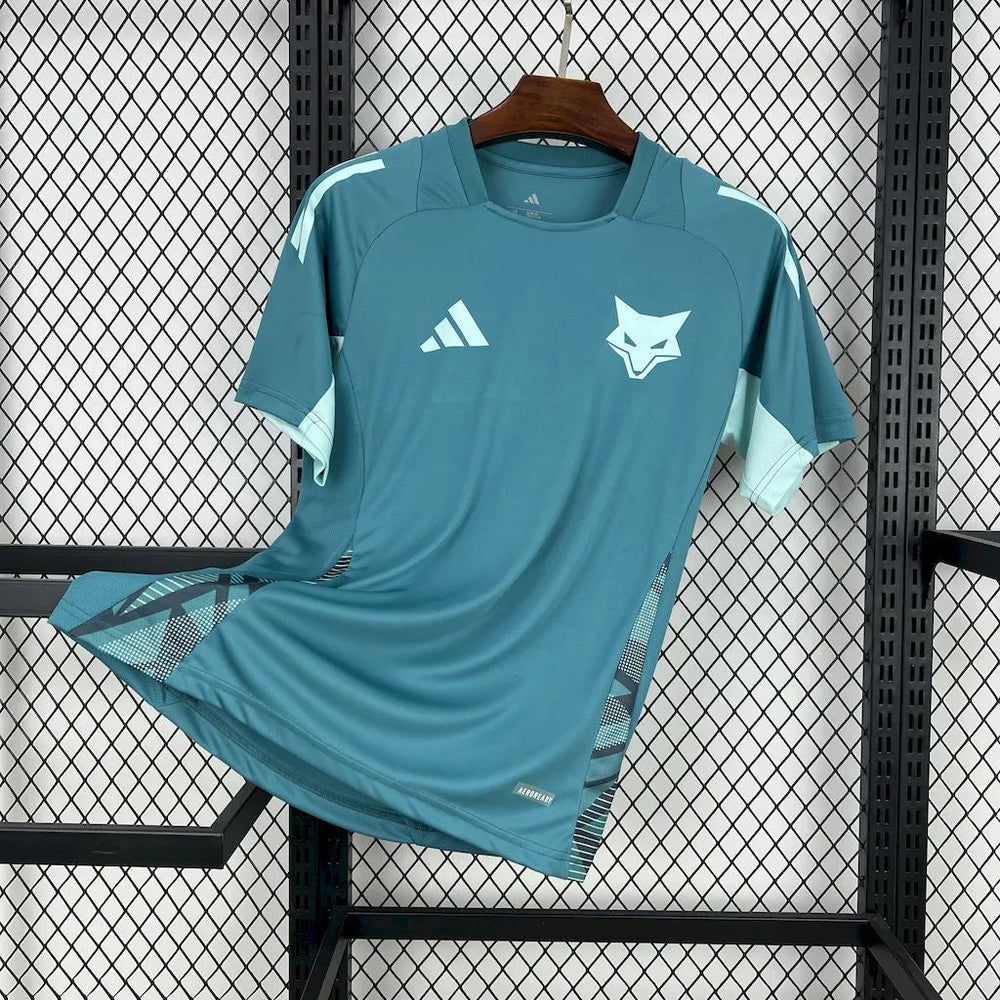 Camisa Cruzeiro Treino II 25/26 Azul Turquesa Masculina Adidas