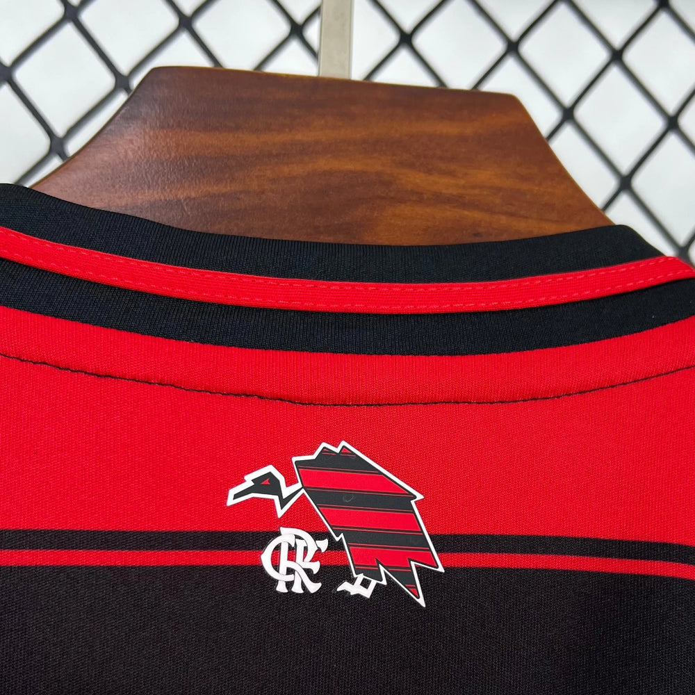 Camisa Flamengo Home 25/26 Vermelha/Preta Masculina Adidas