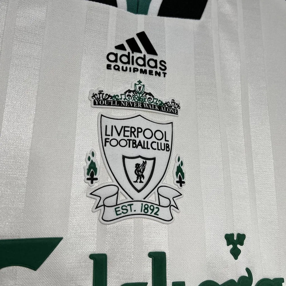 Camisa Liverpool II 1993/1995 Retrô Branca Masculina Adidas