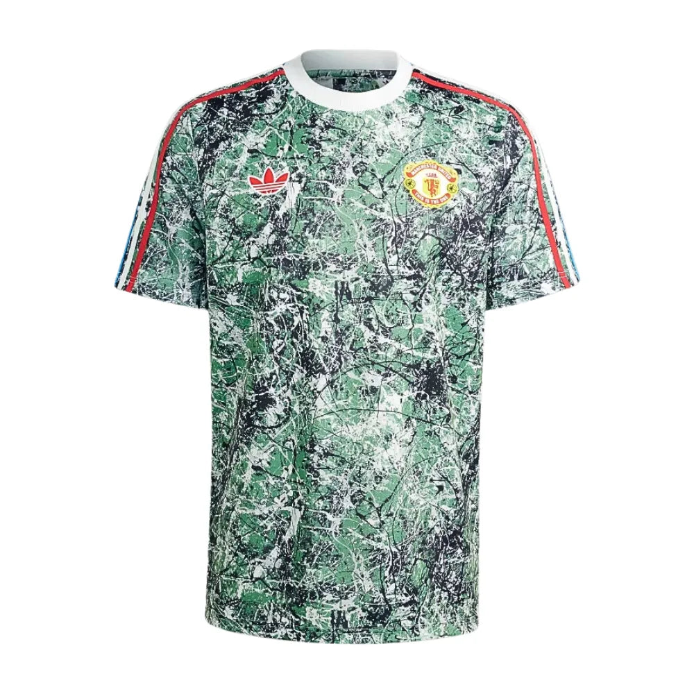 Camisa Manchester United Edição Especial Icons Stone Verde Masculina Adidas