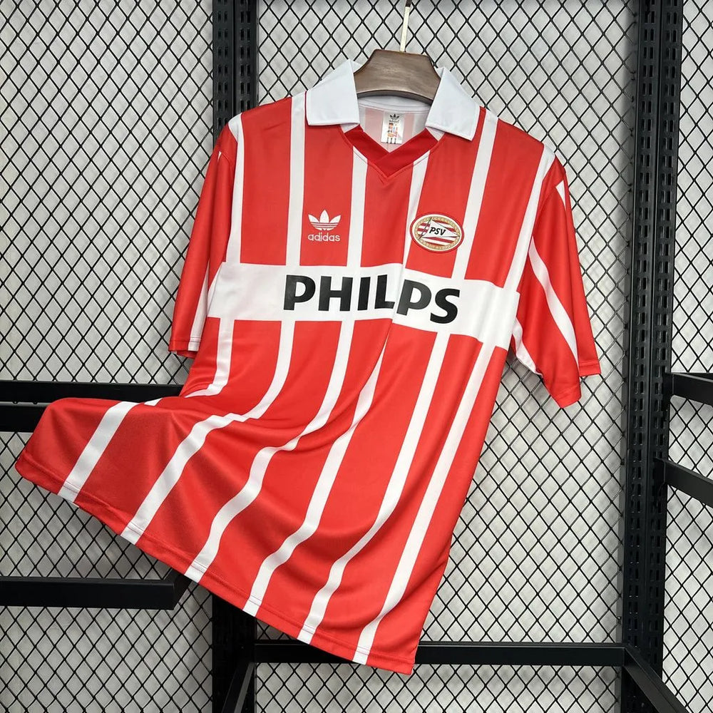 Camisa PSV Eindhoven I 1990 Retrô Vermelha Masculina Adidas