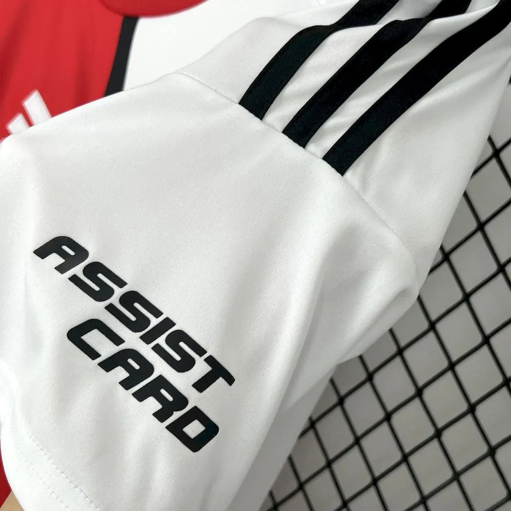 Camisa River Plate III 25/26 Vermelha Preta e Branca Masculina Adidas