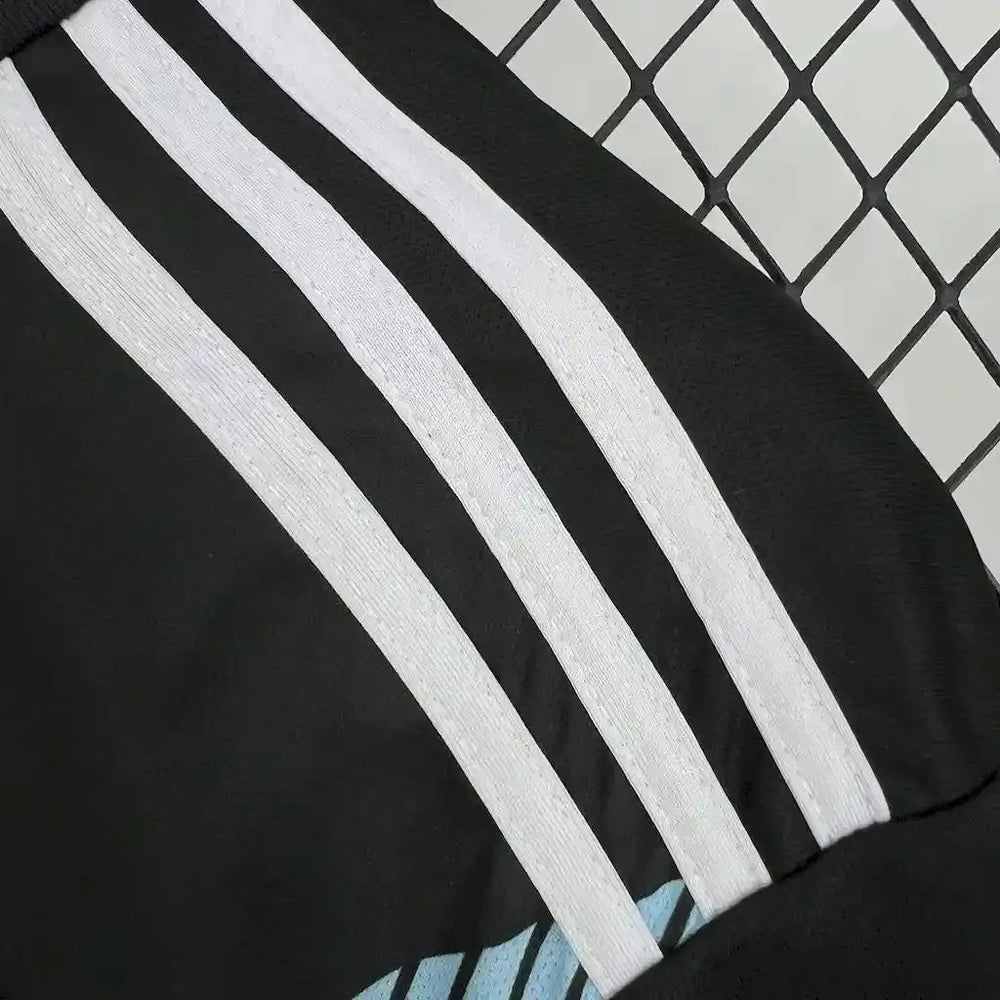 Camisa Seleção Argentina II 2018 Retrô Preta Masculina Adidas