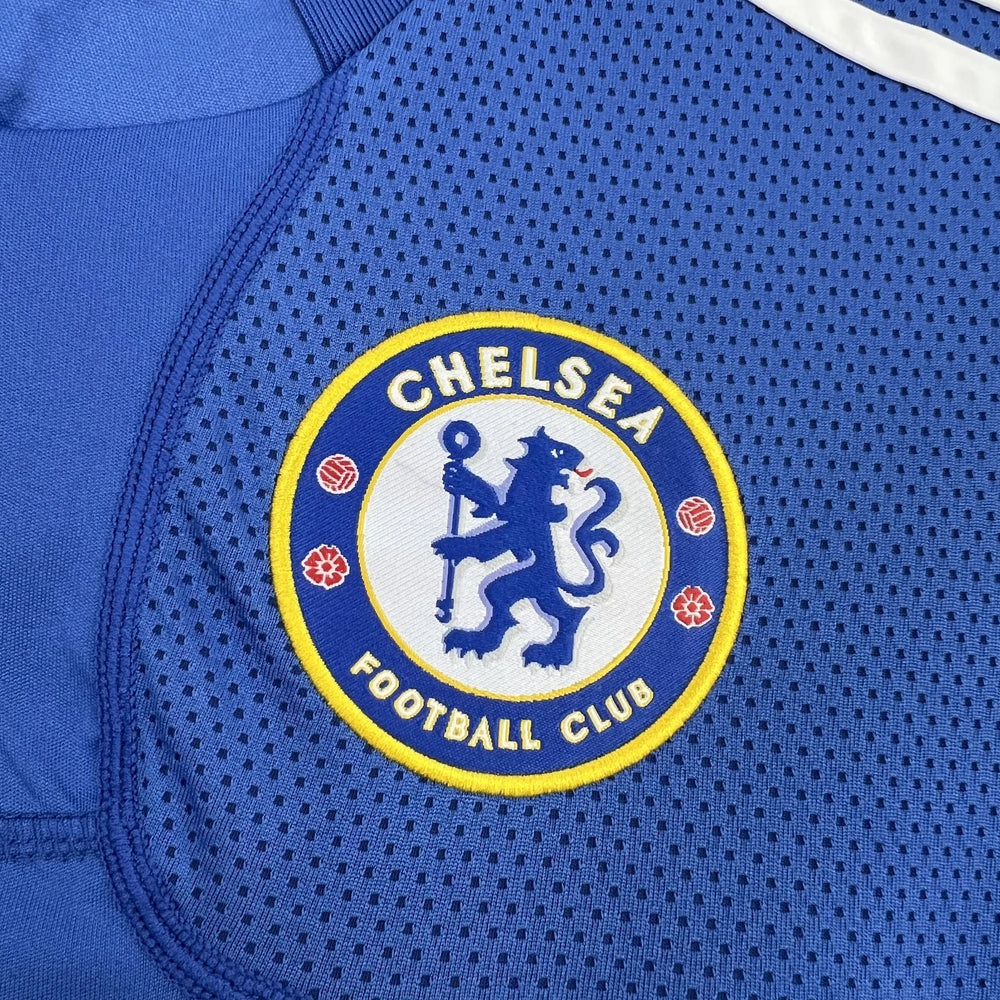 Camisa Chelsea I 2009/2010 Retrô Azul Masculina Adidas