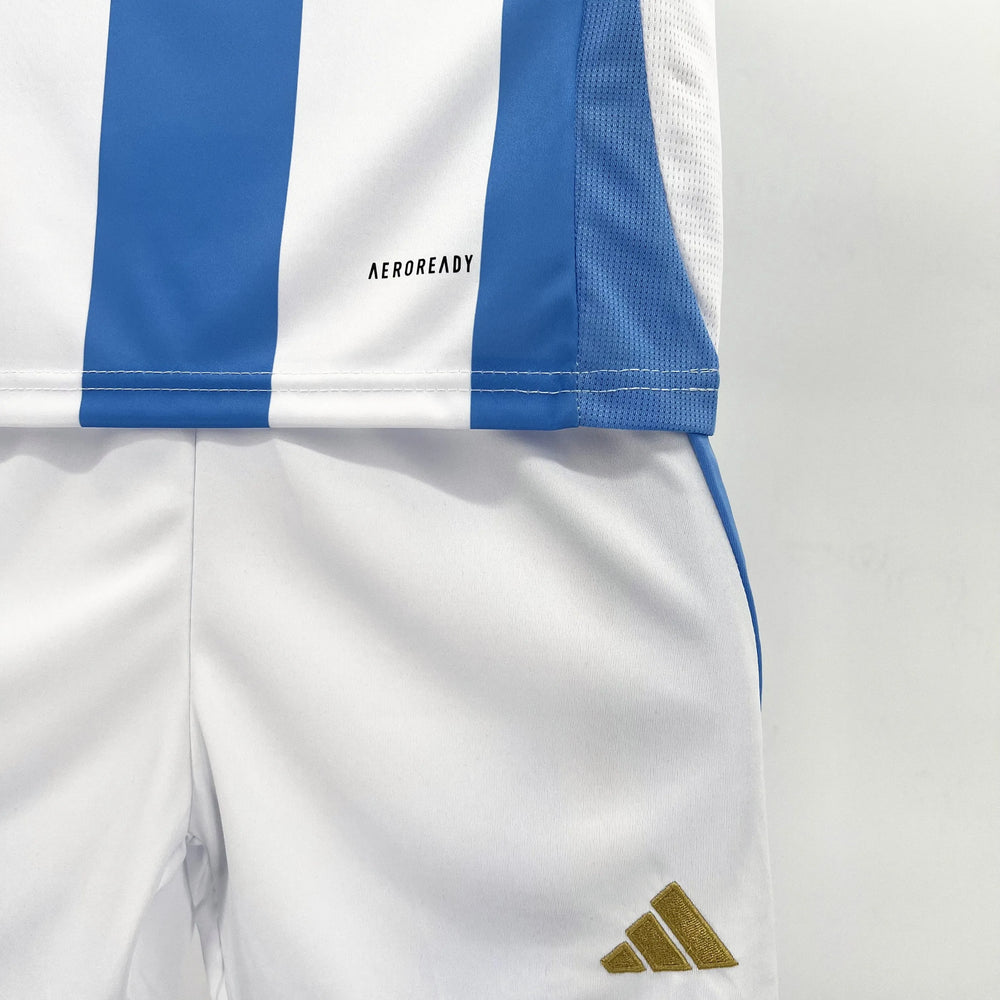 Conjunto Infantil Argentina I 24/25 Azul e Branca Adidas
