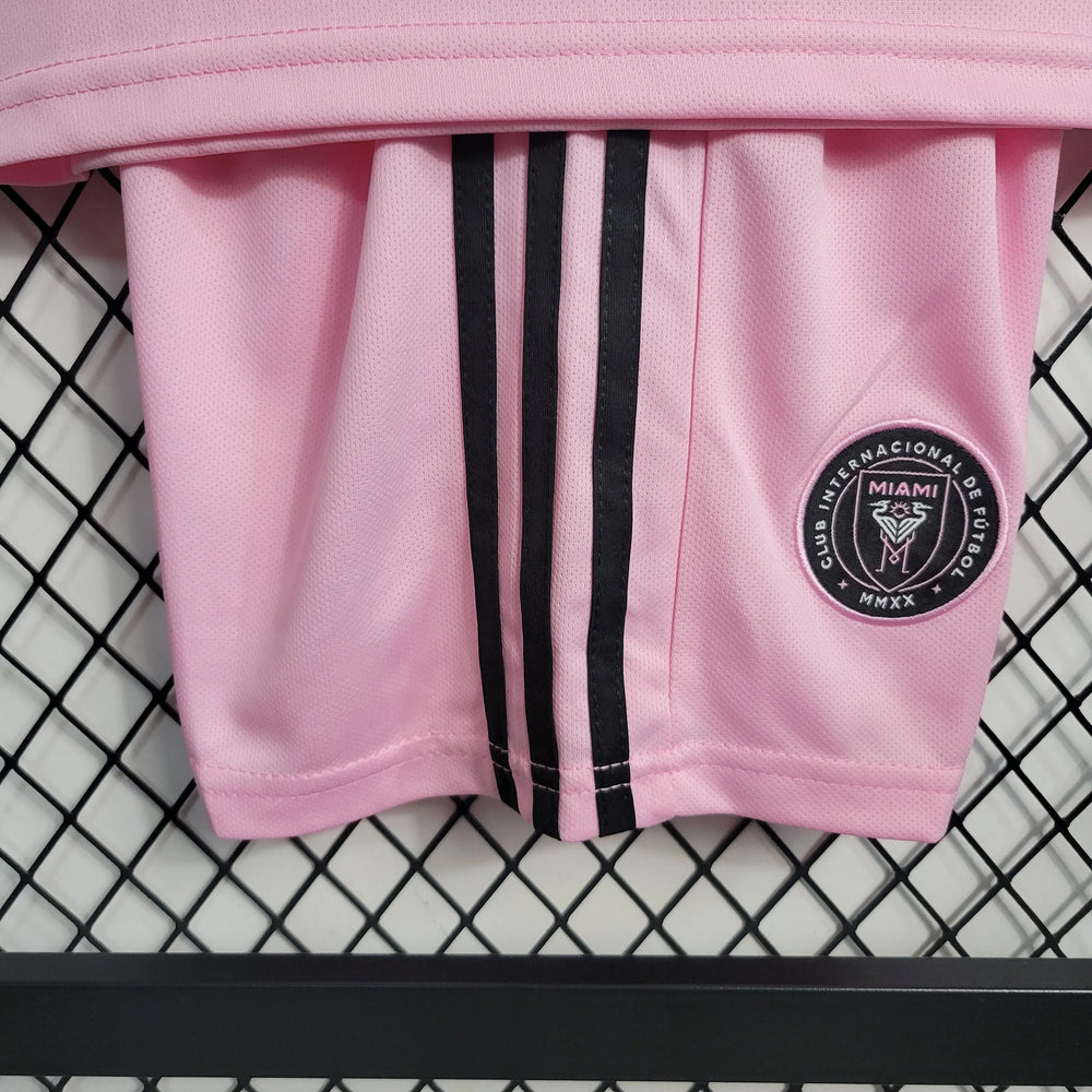 Conjunto Infantil Inter Miami I 22/23 Rosa Adidas