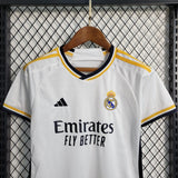 Conjunto Infantil Real Madrid I 23/24 Branco