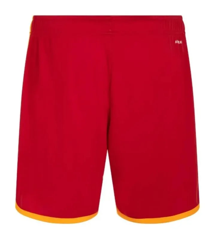 Short AS Roma I 24/25 Vermelho Masculino Adidas
