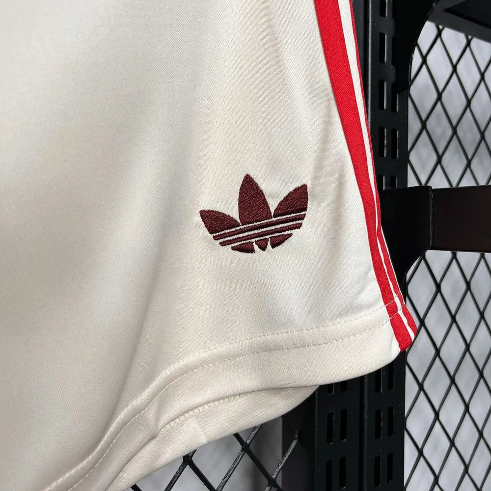 Short Bayern de Munique III 24/25 Bege Masculino Adidas