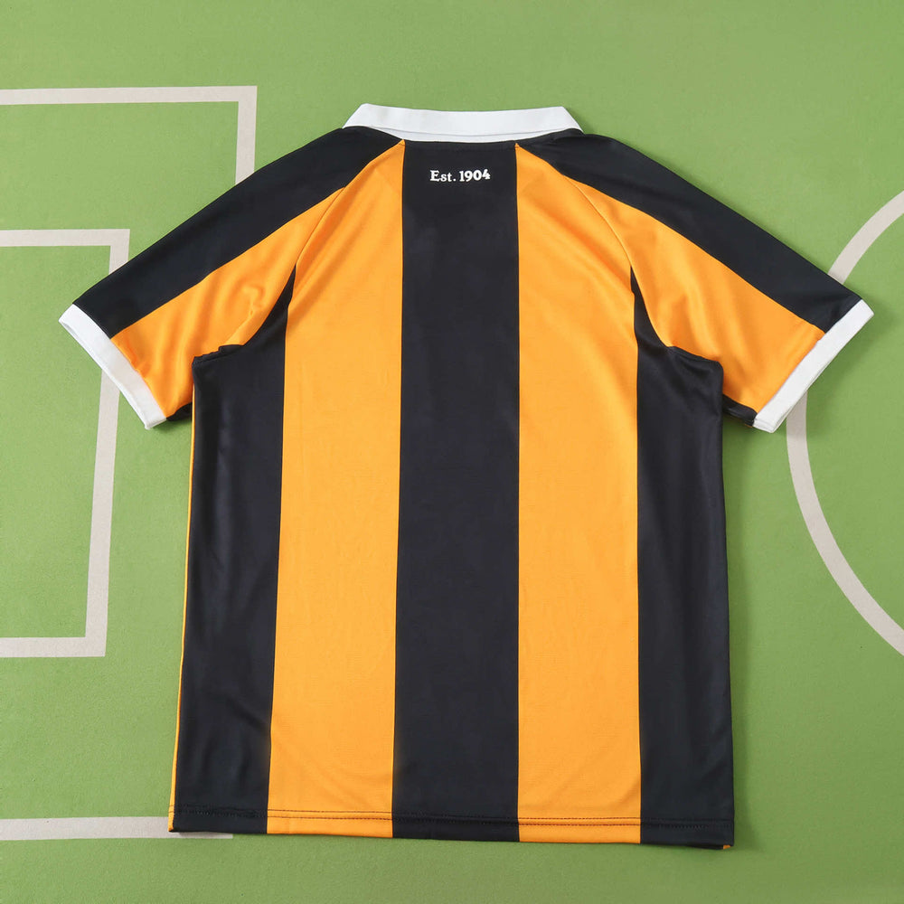 Camisa Hull City I 26/27 Preta e Laranja Masculina Oxen
