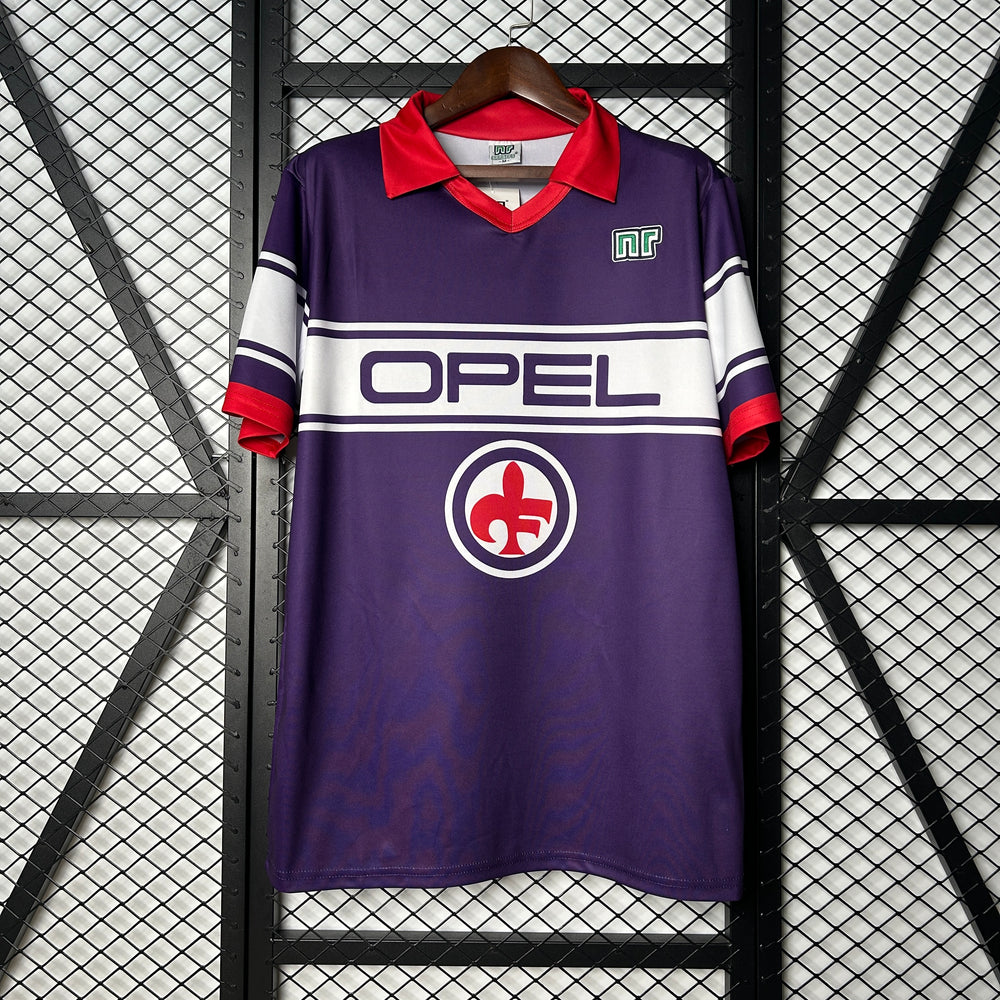 Camisa Fiorentina I 1984/1985 Retrô Roxa Ennerre